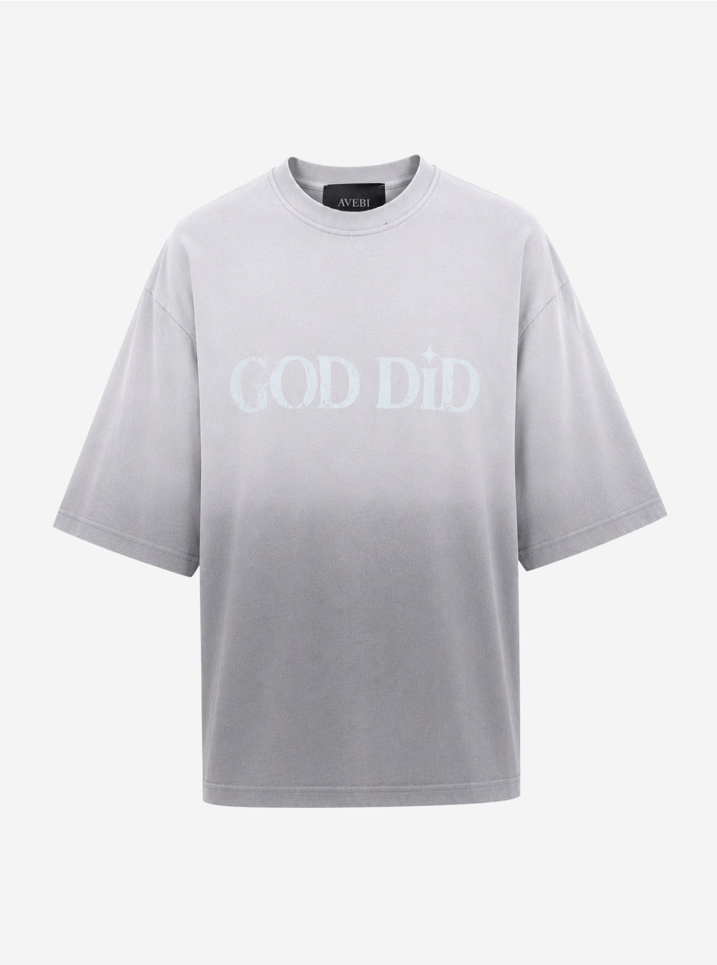 GOD DID TSHIRT (Grey)