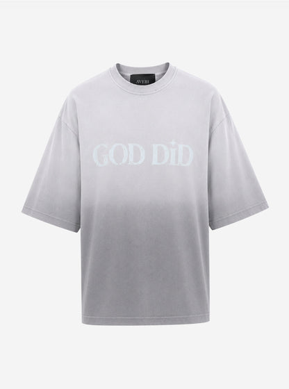 GOD DID TSHIRT (Grey)