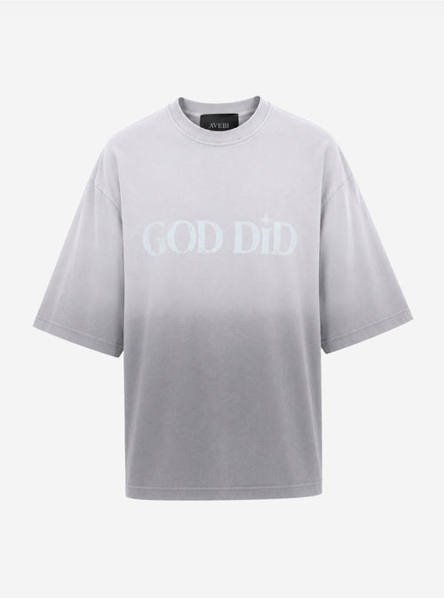 GOD DID TSHIRT (Grey)