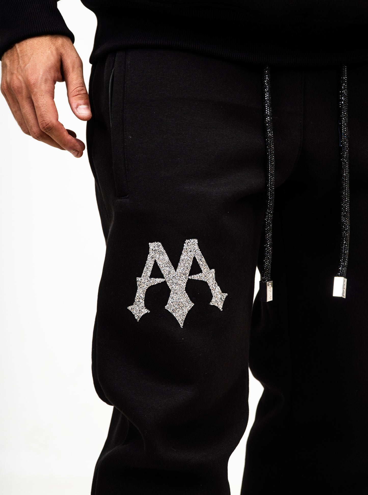 SILVER CRYSTAL PANTS