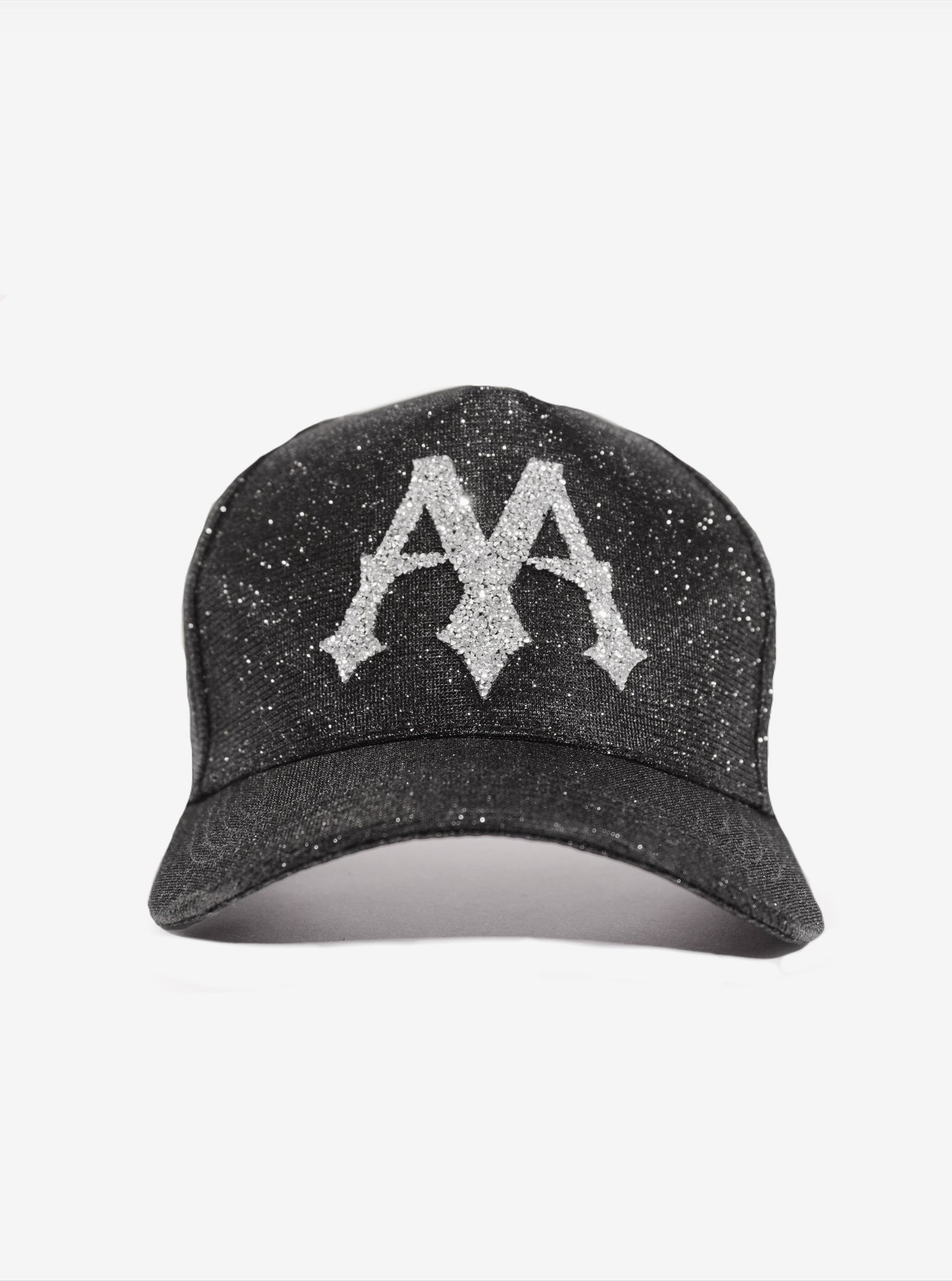 BLACK GLITTER CAP