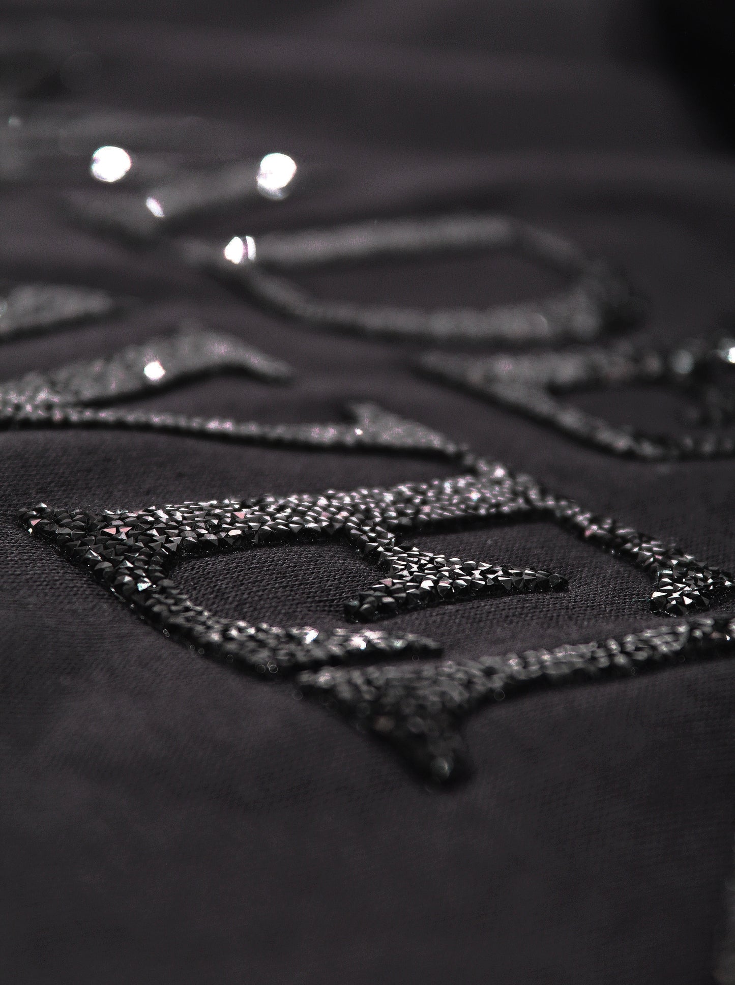 BLACK CRYSTAL HOODIE