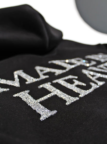 SILVER CRYSTAL HOODIE