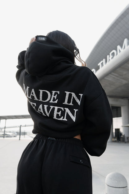 SILVER CRYSTAL HOODIE