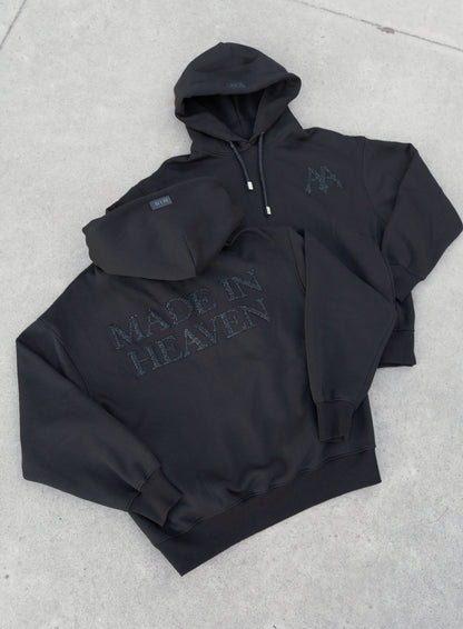 BLACK CRYSTAL HOODIE