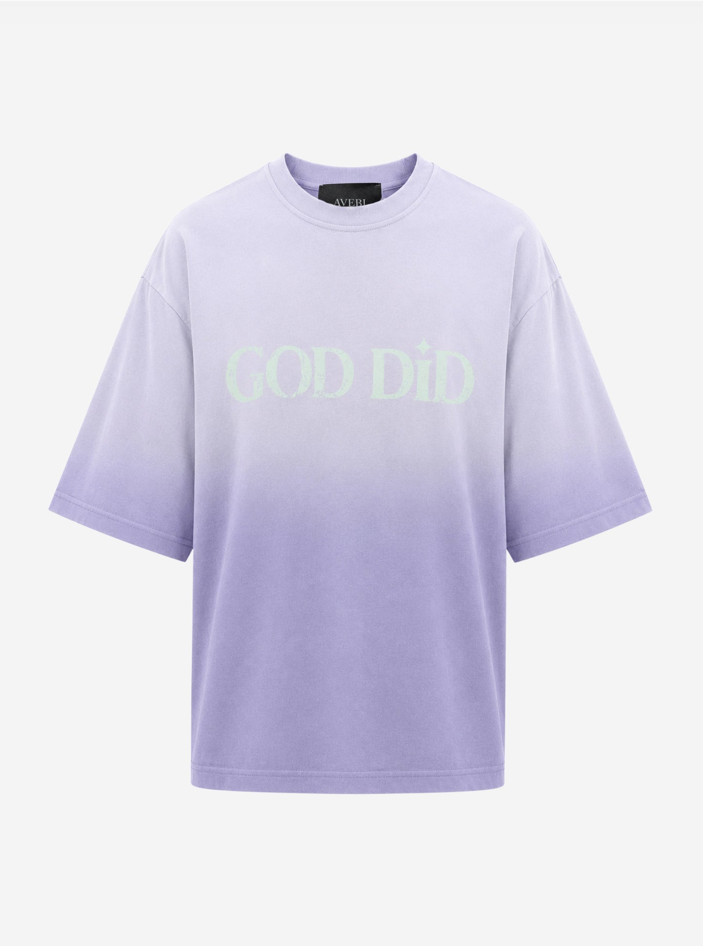 GOD DID TSHIRT (Lavender)