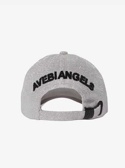 SILVER GLITTER CAP