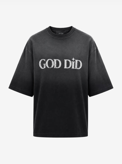 GOD DID TSHIRT (Black)