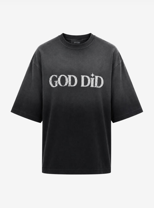 GOD DID TSHIRT (Black)