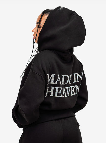 SILVER CRYSTAL HOODIE